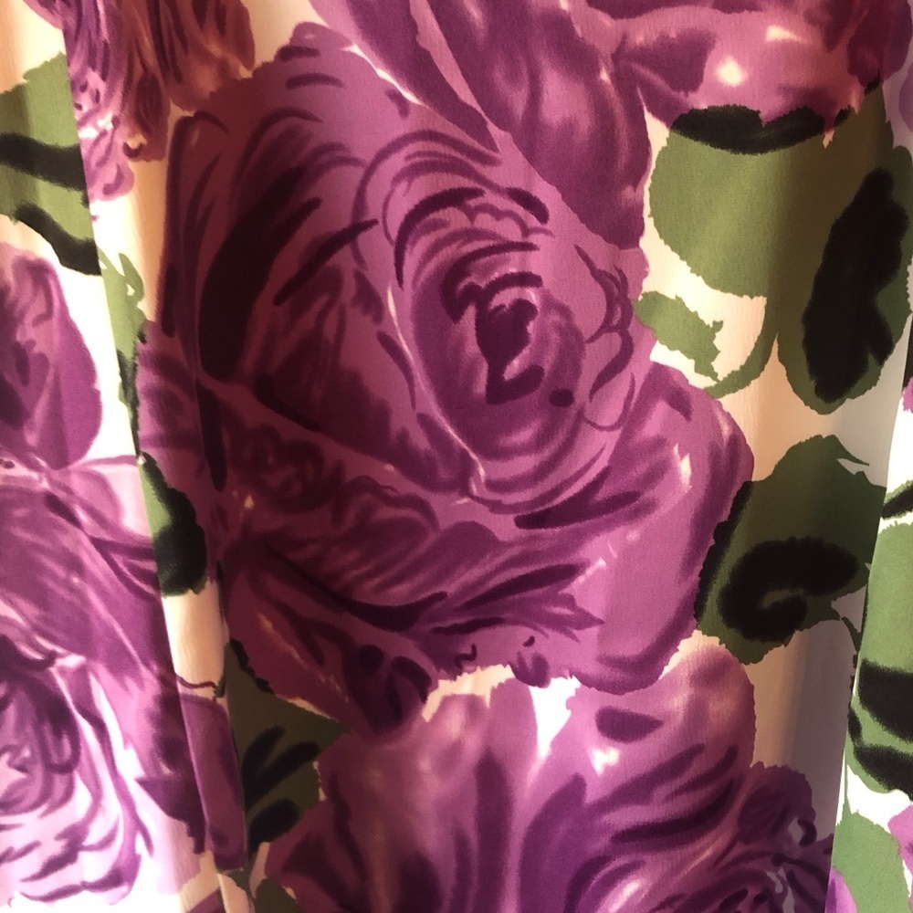 Gorgeous “Flower Show” NY Collection Roses Skirt from Macy’s- NWT Size 18 - Picture 10 of 11